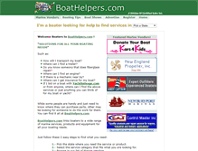 Tablet Screenshot of boathelpers.com
